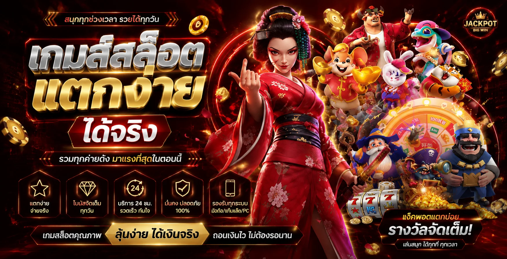 ไอคอนช่องทางติดต่อ UHENG99 ไลน์ทางการ แชทสด และอีเมล พร้อมป้ายบริการ 24 ชั่วโมง